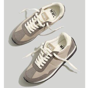 Madewell Gray and Cream Athletic Shoes